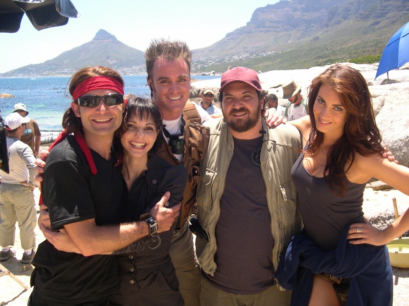 Joe Vaz with Corey Feldman, Casey B. Dolan, Stephen van Niekerk, and Tanit Pheonix - Lost Boys: The Thirst